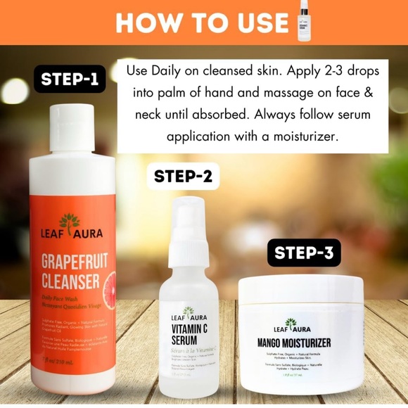 Leaf Aura Vitamin C Serum - Picture 2 of 6